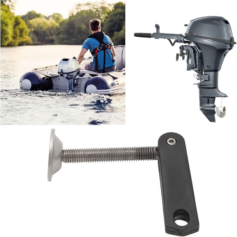 EIMSOAH Outboard Motor Clamp Screw and Handle Assembly, 6E0 43118 00 Clamp Assy Stainless Steel Outboard Motor Accessories Stainless Steel Handle Clamp Screw Bolt for 40HP E40G - Image 4